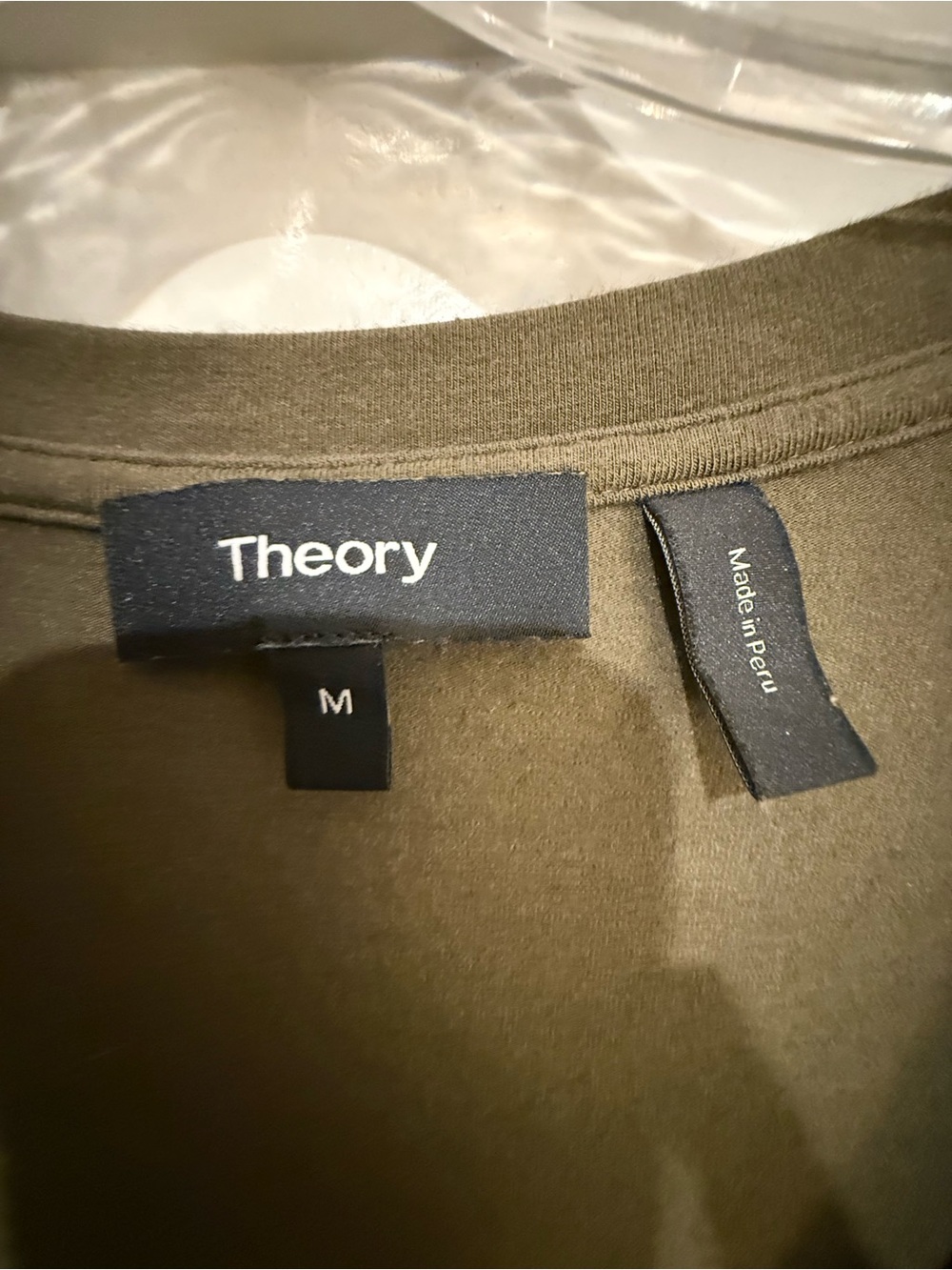 Theory Olive Green Crewneck Dress - Picture 2 of 4